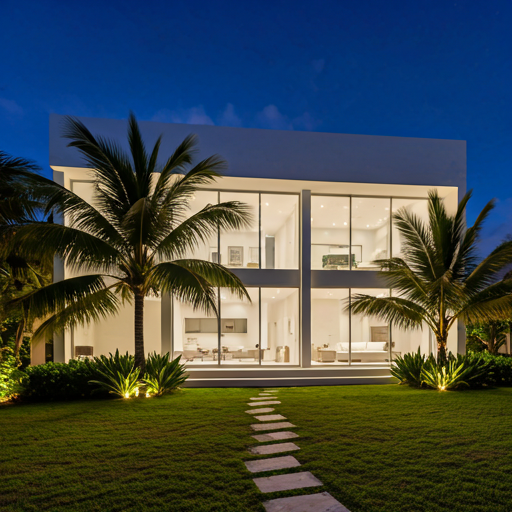 Villa moderna exterior